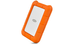 LaCie Rugged 1TB Mobile Drive Silver/Orange