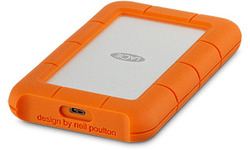 LaCie Rugged 1TB Mobile Drive Silver/Orange