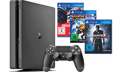 Sony PlayStation 4 Slim 1TB + Uncharted 4 + Driveclub + Ratche