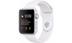 Apple Watch Series 2 38mm Silver Sport Band White