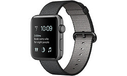 Apple Watch Series 2 42mm Space Grey Sport Band Nylon Black