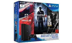 Sony PlayStation 4 Slim 1TB + Uncharted 4 + Driveclub