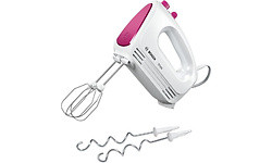 Bosch MFQ2210P CleverMixx Fun, Handmixer, 375 Watt, WhiteDunkelpink