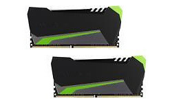 Avexir Raiden Green Tesla LED Blitz 16GB DDR4-3000 CL16 kit