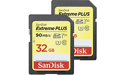 Sandisk Extreme Plus SDHC UHS-I U3 32GB 2pk