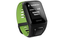 TomTom Runner 3 Cardio + Music + Headphone Black/Green S