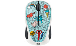 Logitech M238 Doodle Collection Bae-Bee Blue