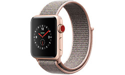 Apple Watch Series 3 38mm Aluminium Gold + Sport Loop Sandrosa