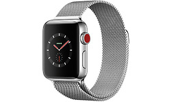 Apple Watch Series 3 38mm Stainless Steel Silver + Sport Loop Milanese Silver