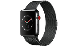 Apple Watch Series 3 42mm Stainless Steel Black + Sport Loop Milanese Black