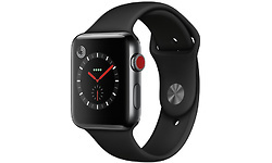 Apple Watch Series 3 42mm Stainless Steel Black + Sport Loop Black
