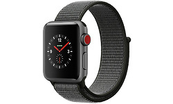 Apple Watch Series 3 38mm Aluminuim Space Grey + Sport Loop Dark Olive