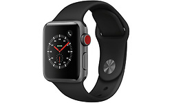Apple Watch Series 3 38mm Aluminuim Silver + Sport Loop Black