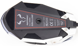 Riotoro Aurox Prism RGB Optical Gaming Mouse White
