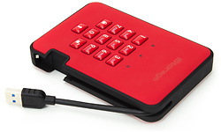 iStorage diskAshur 2 SSD 256GB Red