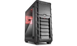 Sharkoon Skiller SGC1 Red Window Red