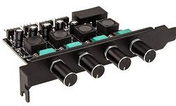 Lamptron CP436 4-Channel Fan Controller for PCI-Slot Black