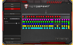 Motospeed CK101 RGB Black Red switches