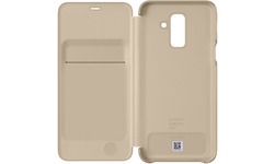 Samsung Galaxy A6 Plus 2018 Wallet Cover Book Case Gold
