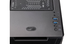 Phanteks Eclipse P350X Tempered Glass Black White