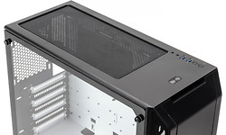 Phanteks Eclipse P350X Tempered Glass Black White