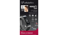 Cellularline Easy Fit Talk Wristband Activity Tracker Black