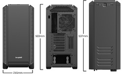 Be quiet! Silent Base 601 Window Black/Silver