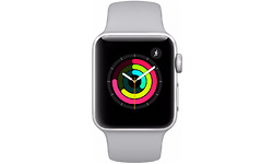 Apple Watch Series 3 38mm Silver Sport Band White