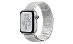 Apple Watch Nike+ Series 4 40mm Silver Sport Loop Hail White