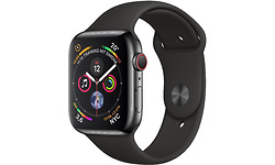 Apple Watch Series 4 4G 44mm Space Black Sport Band Black