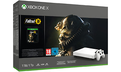 Microsoft Xbox One X 1TB White + Fallout 76