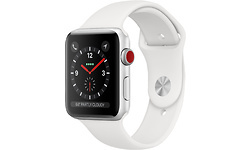 Apple Watch Series 3 4G 38mm Silver Sport Band White