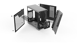 MetallicGear Neo ITX Premium Window Silver