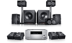 Teufel System 6 THX AVR for Dolby Atmos 5.2.4-Set Black/Silver