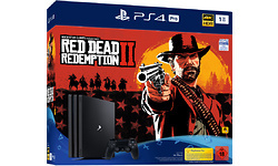 Sony PlayStation 4 Pro 1TB Black + Red Dead Redemption 2