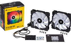 Corsair SP140 RGB Pro 140mm 2-pack + Lighting Node Core