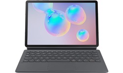 Samsung Tab S6 Book Cover Keyboard Grey