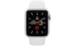 Apple Watch Series 5 40mm Silver Sport Band White