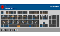 SteelSeries Apex 7 TKL RGB Gaming Red Switch Black (US)