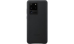 Samsung Galaxy S20 Ultra Cover Leather Cover Black