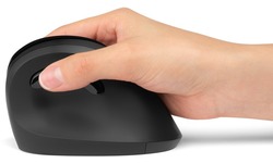 Kensington Pro Fit Ergo Vertical Wireless Mouse Black