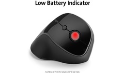 Kensington Pro Fit Ergo Vertical Wireless Mouse Black