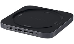 Satechi Aluminum Mac Mini Stand Hub Grey