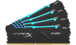 Kingston HyperX Fury RGB Black 128GB DDR4-3600 CL18 quad kit