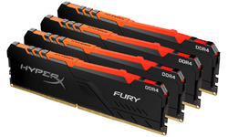Kingston HyperX Fury RGB Black 128GB DDR4-3600 CL18 quad kit
