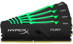Kingston HyperX Fury RGB Black 128GB DDR4-3600 CL18 quad kit
