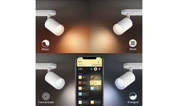 Philips Hue Fugato 4-Spot White & Colour Bluetooth White