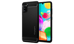 Spigen Galaxy A41 Rugged Armor Matte Black