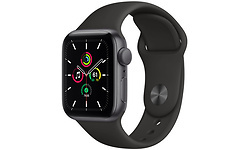Apple Watch SE Space Grey Sport Band Black