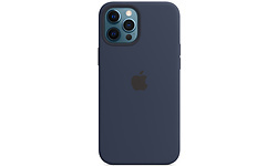 Apple iPhone 12 Pro Max Silicone Case White MagSafe Deep Navy